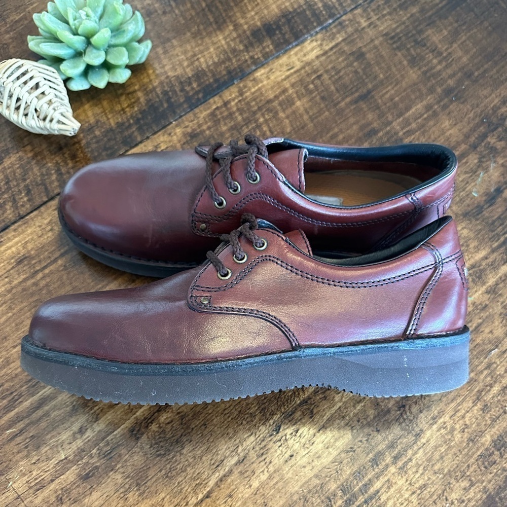 Rockport | RockSport Vibram Brown Leather Lace Up Casual Shoes - Picture 9 of 10